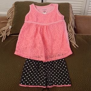 Swiggles toddler girls short outfit size 3T
